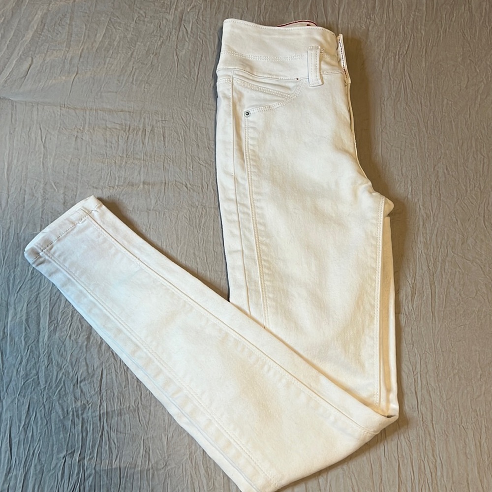 YMI High Rise White Jeans